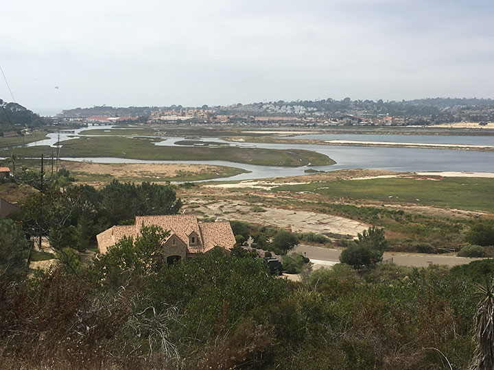 A view of the San Dieguito Lagoon SMCA